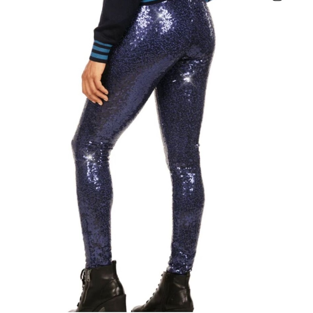 Tipsy Elves Sequin Navy Leggings
